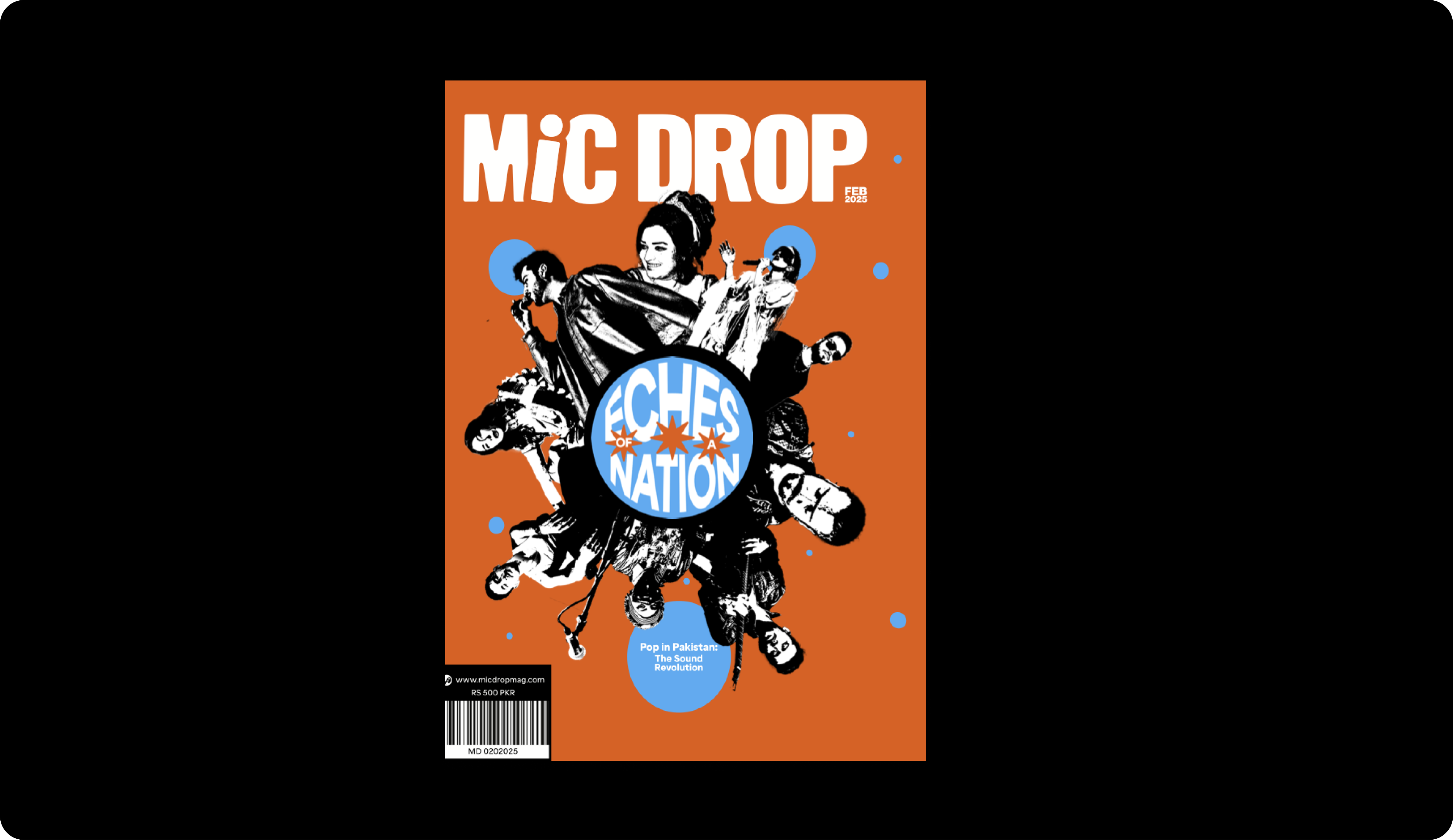 MicDrop issue cover — "Echoes of a Nation"