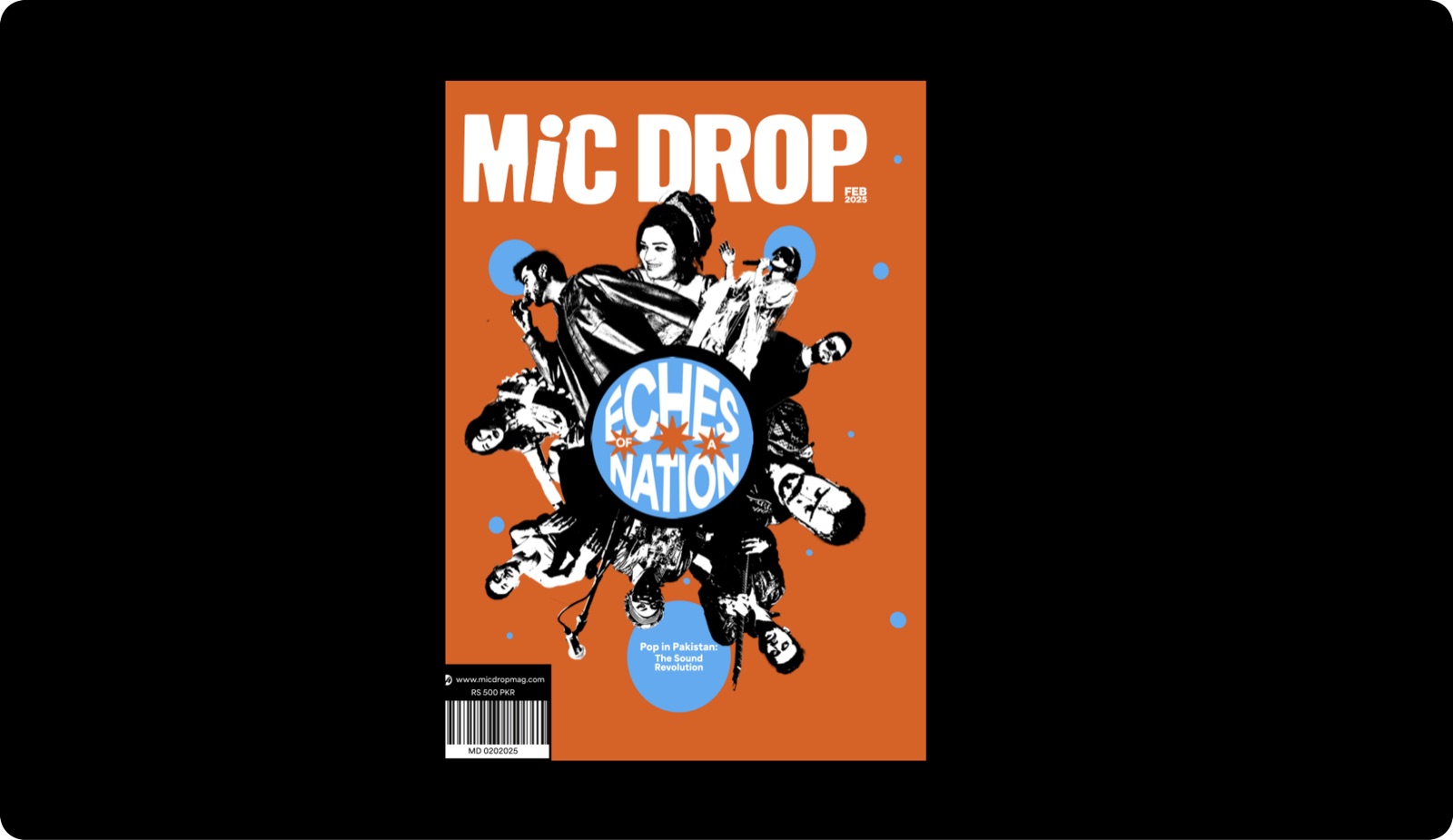 MicDrop issue cover: “Echoes of a Nation”